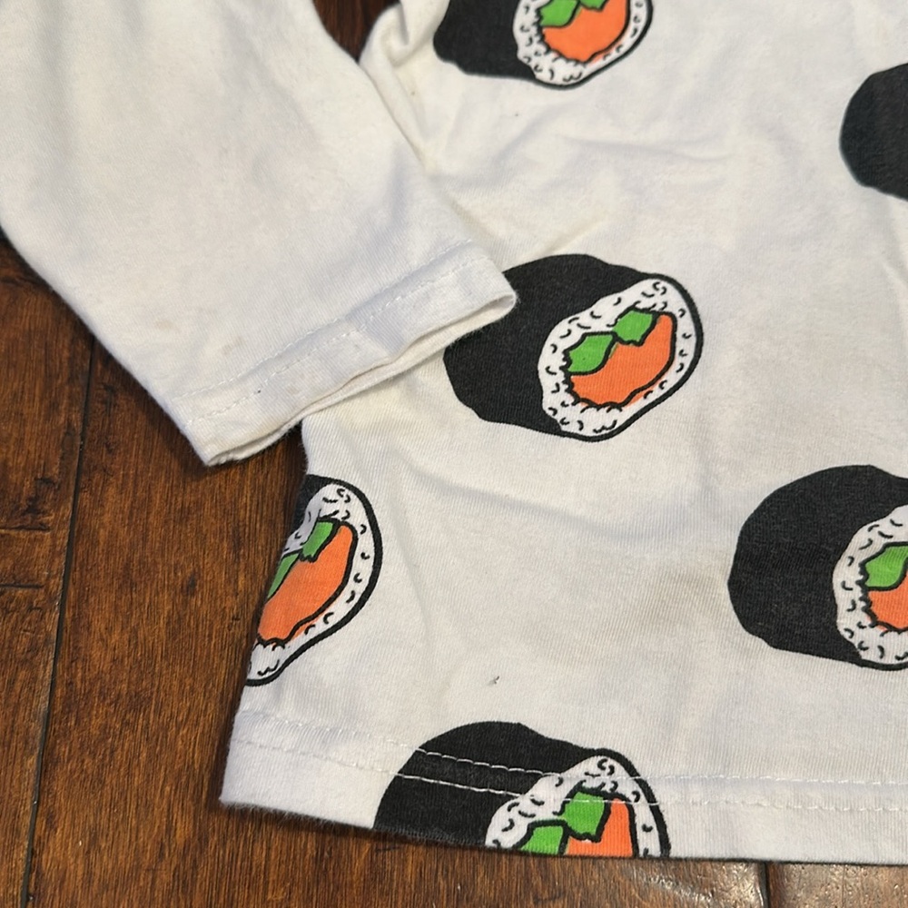 Dot Australia Toddler Boys Sushi “Let’s Roll” Shirt - Picture 3 of 6